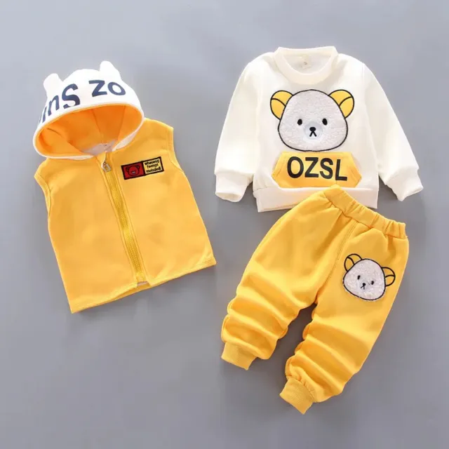 Boys Clothes Autumn Winter Warm Baby Girl Clothes Kids Sport Suit Outfits