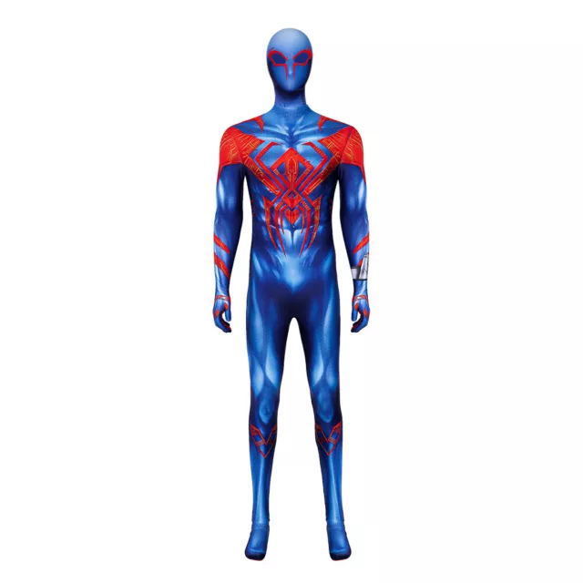 SPIDER-MAN ACROSS SPIDER-VERSE Blue Jumpsuit Outfits Costume Cosplay ...