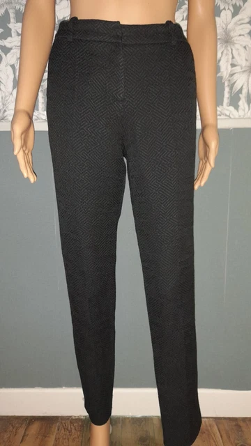 Pantalon MAJE Palmy Noir - Taille 36, 7/8 - Occasion En Très Bon état