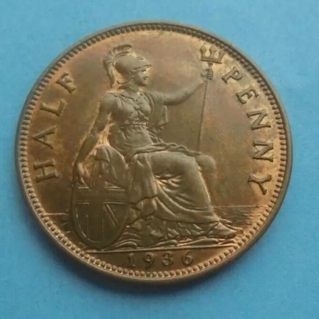 1936 George V, Halfpenny, as shown.