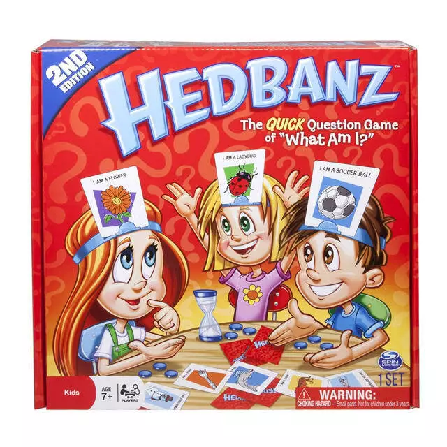 Juego de mesa Hedbanz Juguete Adivina que tengo en el coco Peguntas y Respuetas