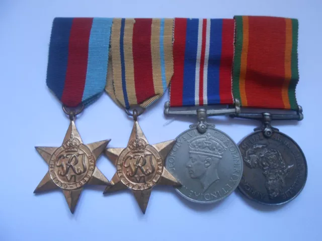 POW 1941 Libya Jewish soldier medals  3rd field brigade Transvaal Horse