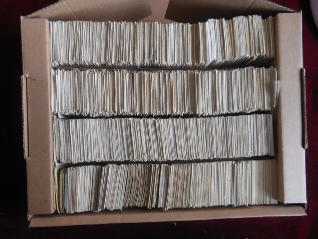 Huge Job Lot ~1.6kg mixed Cigarette cards 1000s of cards Players Wills etc GD/VG