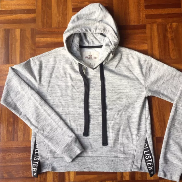 FELPA CON CAPPUCCIO Grigia Hollister EUR 19 00 PicClick IT