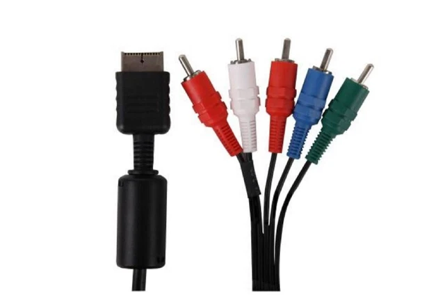 Cable para audio y vídeo de PlayStation Ps3, Ps2, Ps1 Av (RCA