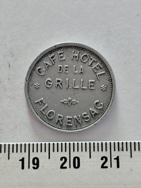 Monétaires / de Nécessité - 30 Gard. Groupes Commerciaux du Gard 25 Centimes 1917 , en Aluminium Monétaires / de Nécessité - 30 Gard. Groupes Commerciaux du Gard 25 Centimes 1917 , en Aluminium