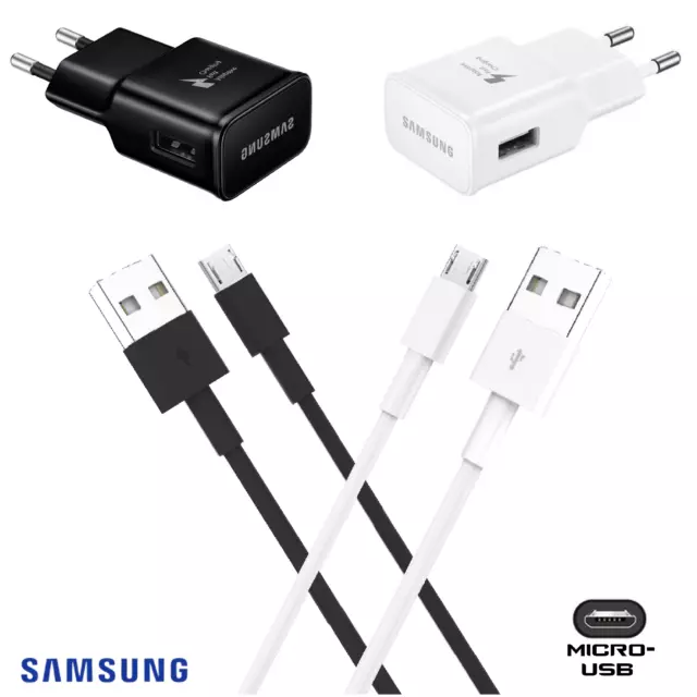 Micro USB Ladekabel Ladegerät Ladeset für ORIGINAL Samsung Huawei Sony Xiaomi LG