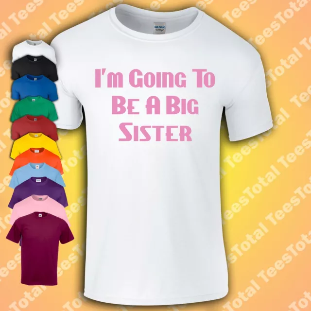 T-shirt I'm Going To Be A Big Sister | 2023 | ragazzi | bambino | festa doccia | maglietta