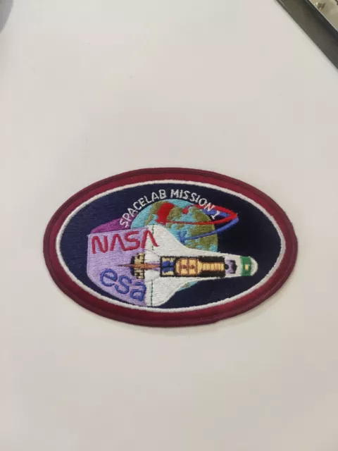 Vintage NASA Space Spacelab Mission 1  ESA Embroidered Patch 5.5/3.5inch (D3)