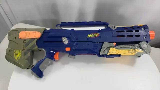 NERF GUN N-STRIKE Longshot CS-6 Sniper Rifle 2 Clips Blue AU21