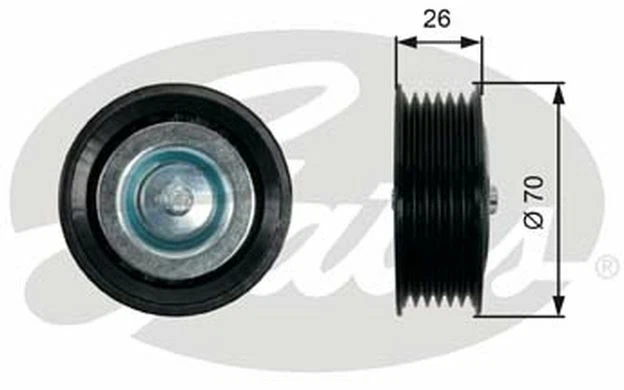 GATES Galet enrouleur (courroie d'accessoire) pour ALFA ROMEO GIULIETTA T36469