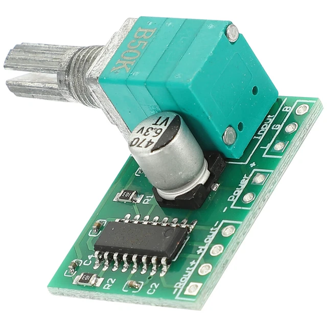 Mini Ampli Numérique PAM8403 - 2 Modules Amplificateurs 3W Stéréo, Alimentation 5V - Parfait Pour Petits Projets Audio DIY