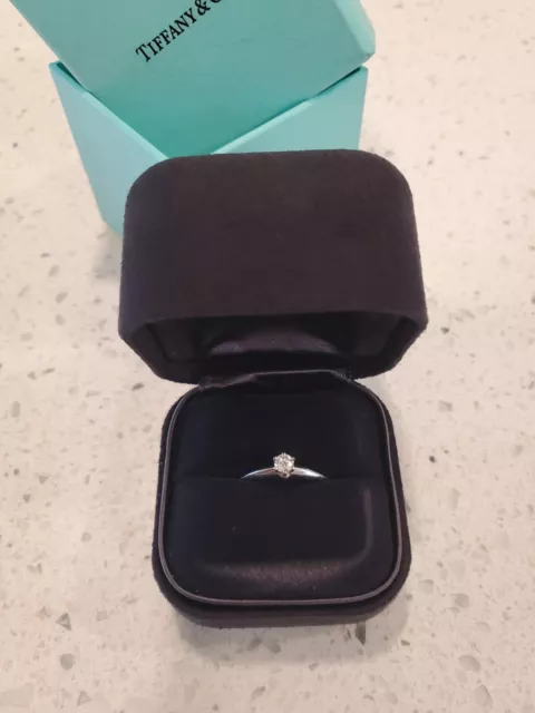 Tiffany & Co Platinum Diamond Engagement Ring