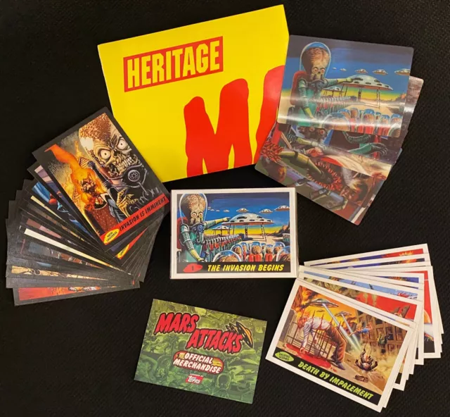 2012 Mars Attacks Heritage - Complete Mini Master - Base, Chase & More