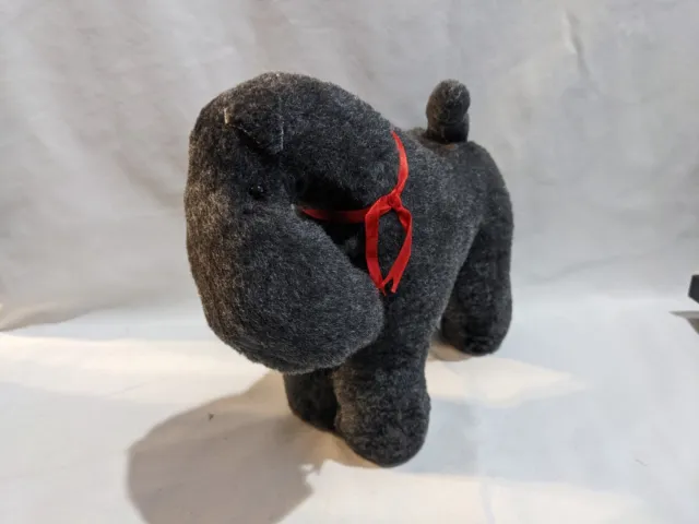 Kerry Blue Terrier Plush, Russian made, Approx 91/2"L & 9"T. 