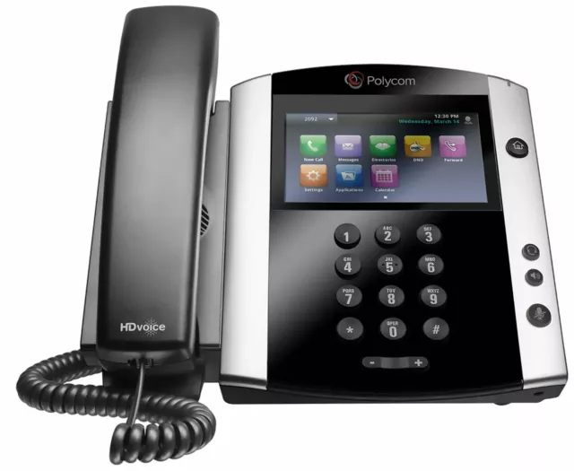 POLYCOM VVX-600 Gigabit Colour Business IP Phone Handset 16-Line *USED - NO PSU