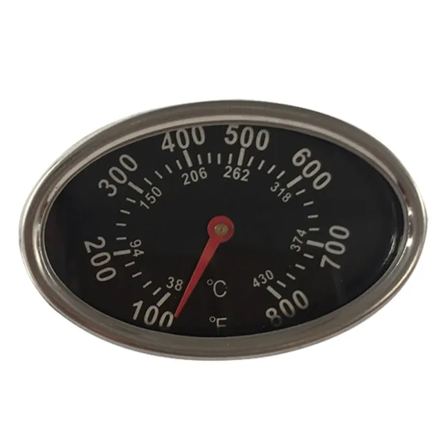 Thermomètre ovale à gril char de qualité professionnelle pour une cuisson de
