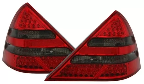 LED Rückleuchten Set für Rot Schwarz für Mercedes SLK R170 170 Heckleuchten