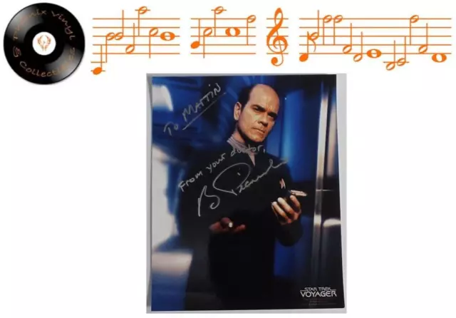 Star Trek Voyager Robert Picardo Singed / Autograph Photo