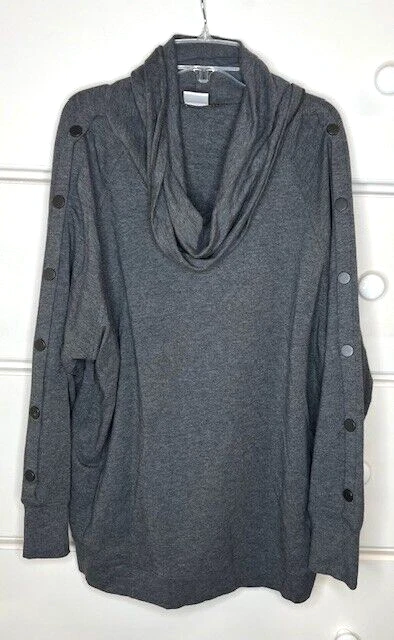 Cabi snap sleeve sweatshirt sales