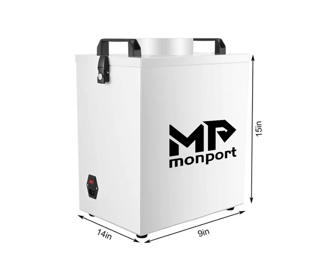 Monport Air Purifier Laser Fume Extractor with 4 Filters for CO2 Laser Engraver