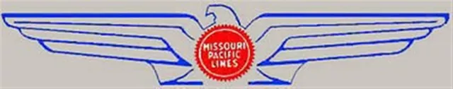 American Flyer MISSOURI PACIFIC DIESEL NOSE ADHESIVE STICKER S Gauge Trains