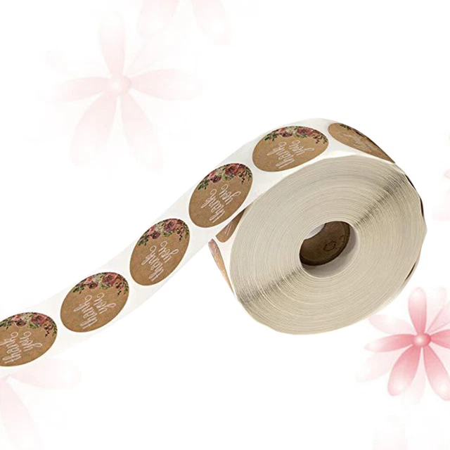 1500 Pcs /Roll Geburtstag Füllstoffe Abdichtung Aufkleber Dekorative 2
