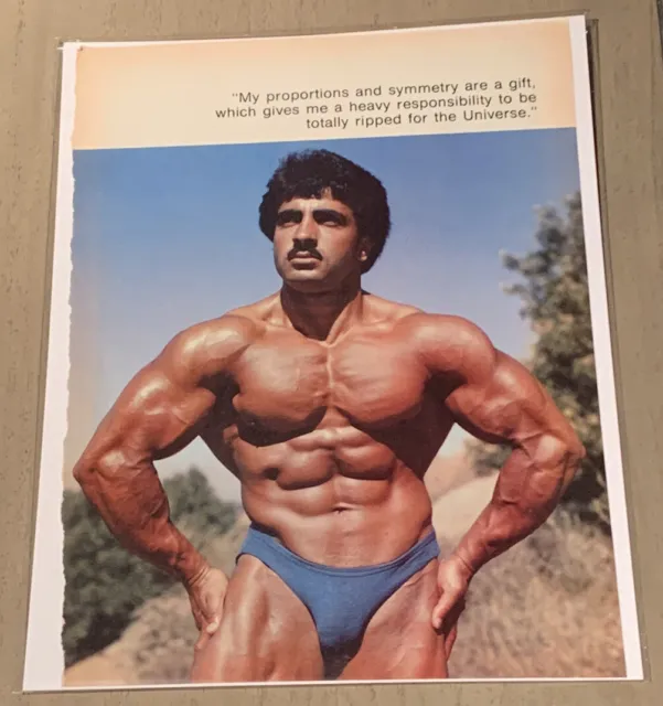 Samir Bannout Posing Amateur Contest Photo From Bodybuilding Magazine | eBay