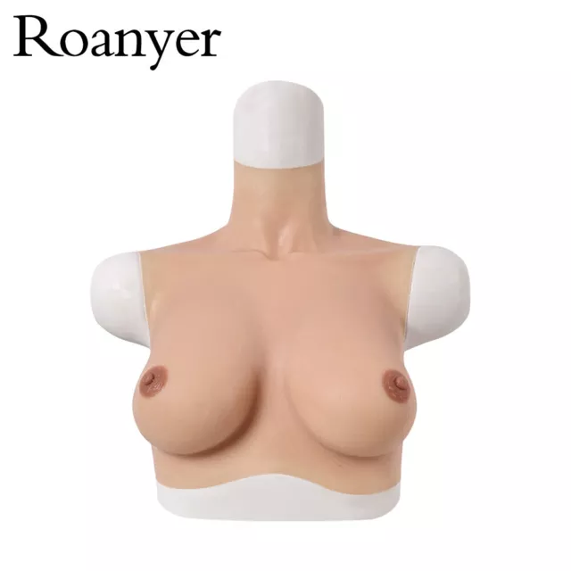 Roanyer Silicone breast form fake big boobs C Cup crossdresser second-hand