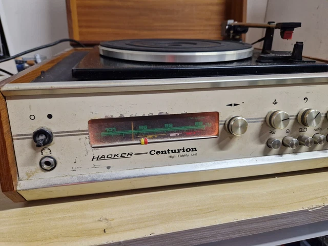 HACKER CENTURION GA500 Record Player Radiogram & LS500 Speakers £129.99 ...
