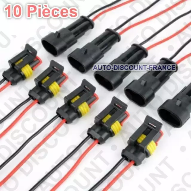 Connecteur Faisceau Cable Feu Phare Ampoule ☆Compatible Peugeot Citroen  Renault