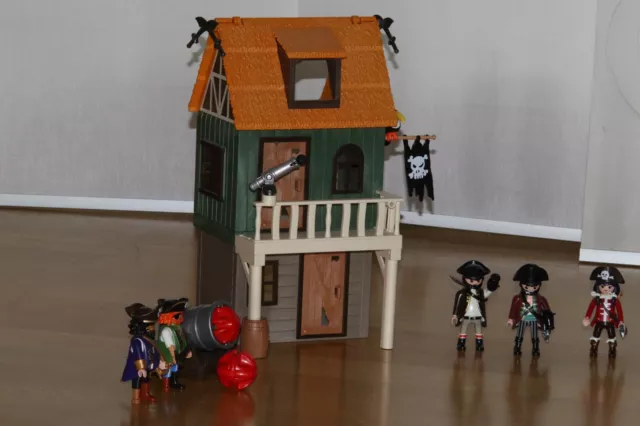 -	Playmobil Super 4 Piratenfestung mit Ruby und Piraten Haus