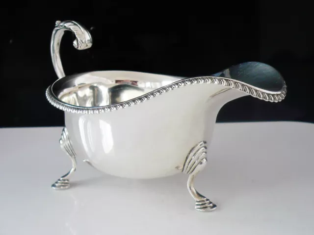 Sterling Silver Sauce Boat, J B Chatterley & Sons Ltd, London 1932 3