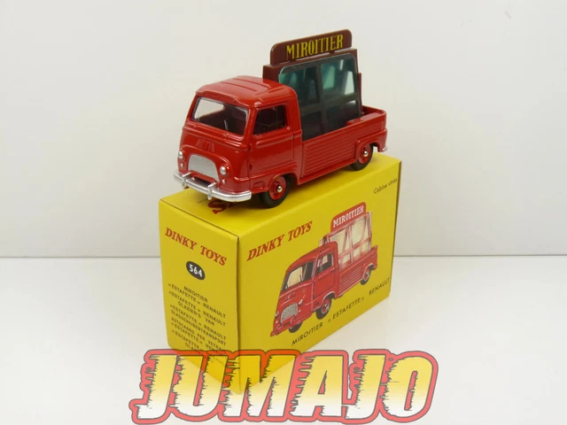 1 fiche + certif. DINKY TOYS ATLAS repro ref 564, Renault estafette vitrier