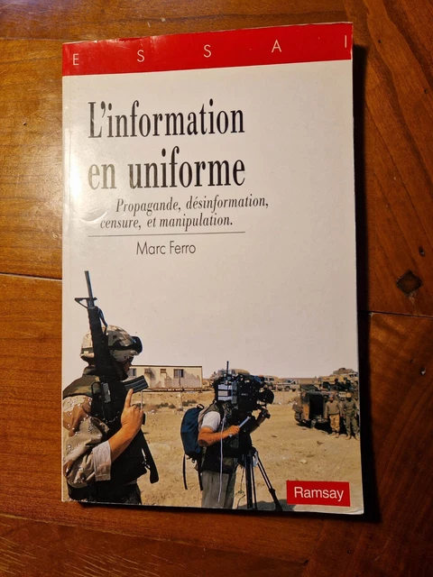 Livre science politique histoire média Irak grand format 1991 essai Ramsay