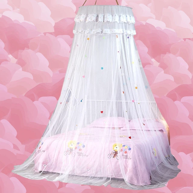 Mosquito Net Netting Mesh Elegant Lace Princess Round Dome Nets