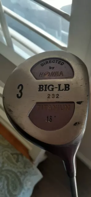 Hiro Honma 1-Star BIG-LB #3 Flex R-1 Titanium Carbon Fairway Wood