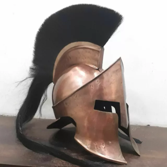 Spartan King Leonidas 300 Helmet Warrior Costume Medieval Helmet Liner SCA Gift