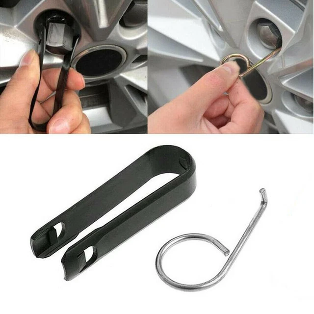 Car Wheel Lug Bolt Nut Center Cover Caps Extractor Removal Tool Auto Accessories