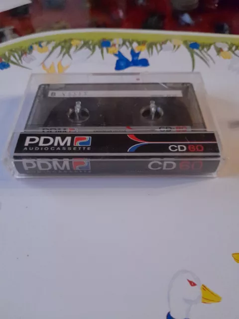 PDM  CD - 60  Type high Chrome II Audio Cassette Kassette | 1 x bespielt