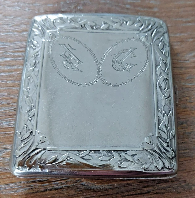 ETUI A CIGARETTES Metal Argente Alpacca EUR 50,00 - PicClick FR