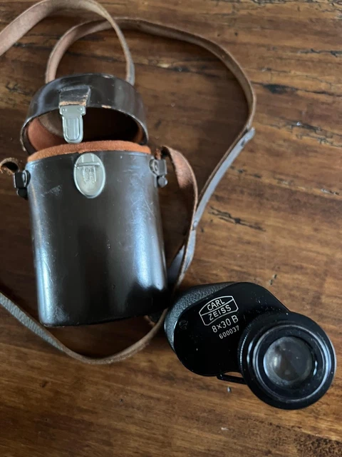 Jumelles de théâtre - Carl Zeiss Jena Turmon 8X avec étui en cuir très