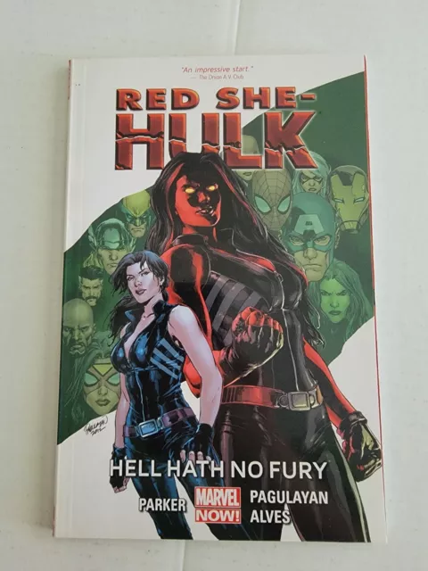 Red She Hulk Vol 1 Hell Hath No Fury Marvel Comics Tpb Trade Paperback