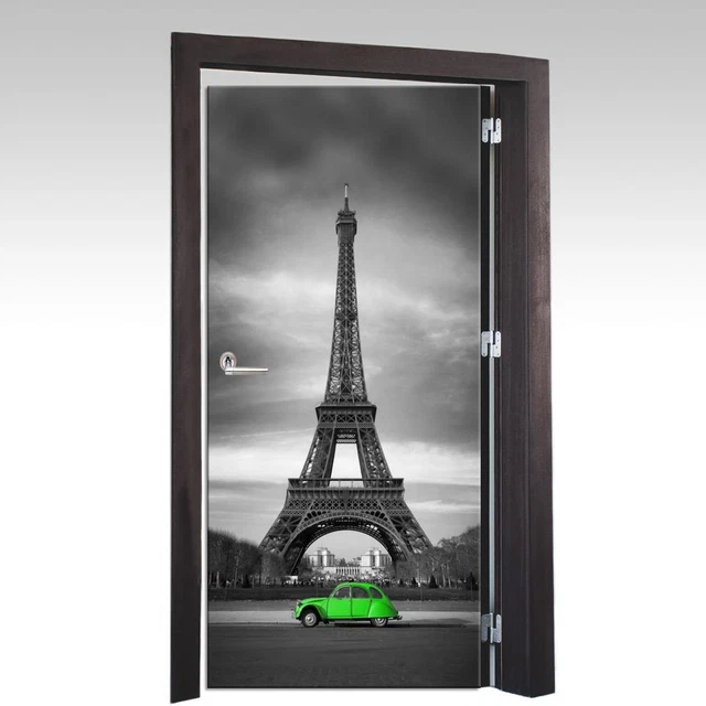 Peint non tissé Ou Auto-Adhésif Papier Peint Photo Tour Eiffel Paris 91 x 211cm