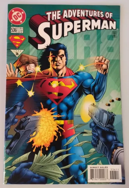 Adventures Of Superman #536 Dc Comics 1996 Vf/Nm Dcu (Dc Universe Logo) Rare