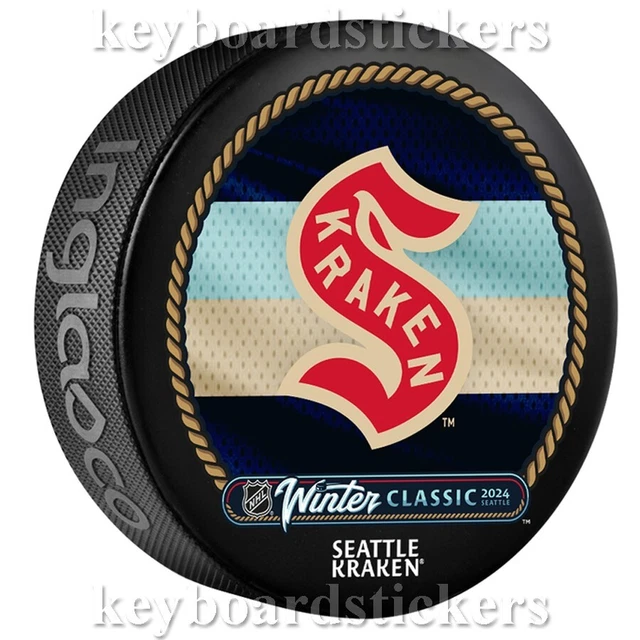 2024 NHL WINTER Classic Dueling 3 Puck Pkg Vegas Golden Knights Seattle