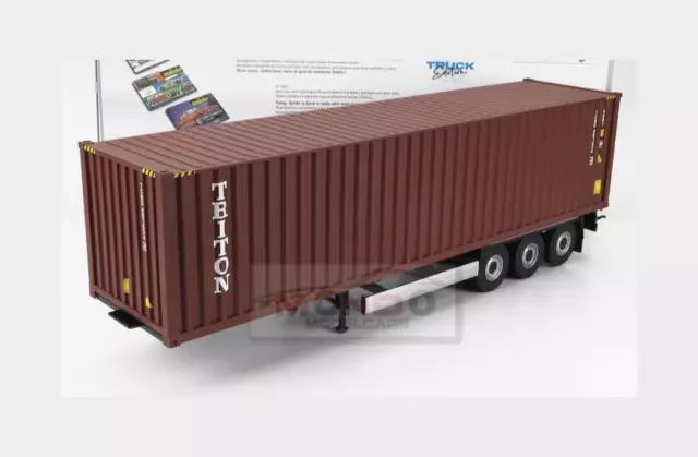 1:24 SOLIDO Trailer For Truck Rimorchio Trasporto Container SL2400501 Modellbau