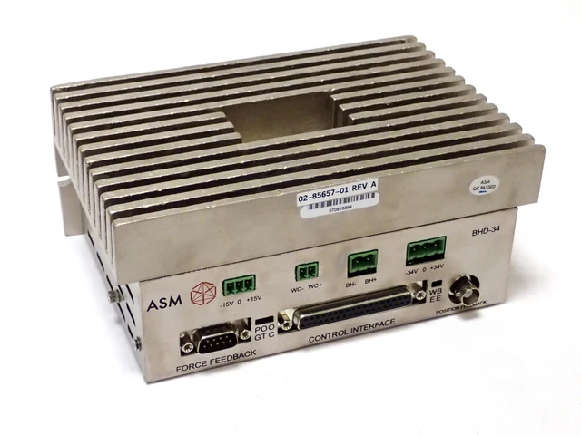 ASM BHD-34 PLASMA Controller Drive 02-85657-01 Rev A $352.49 - PicClick CA