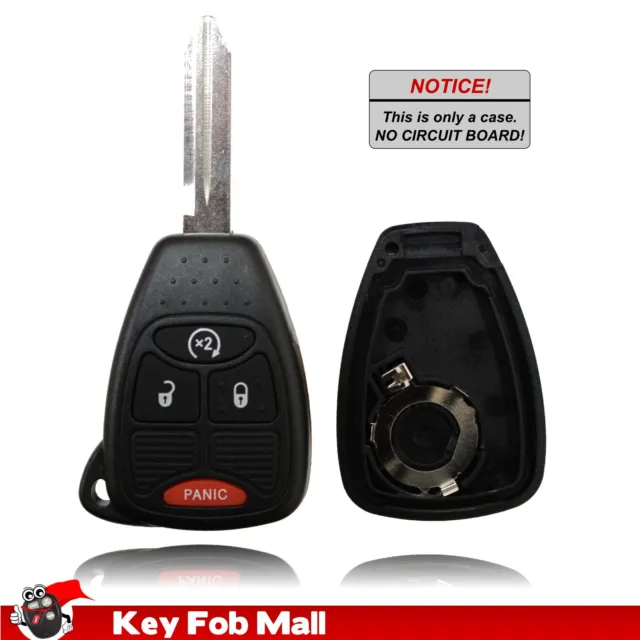 New Key Fob Remote Shell Case For a 2006 Jeep Grand Cherokee w/ Remote Start