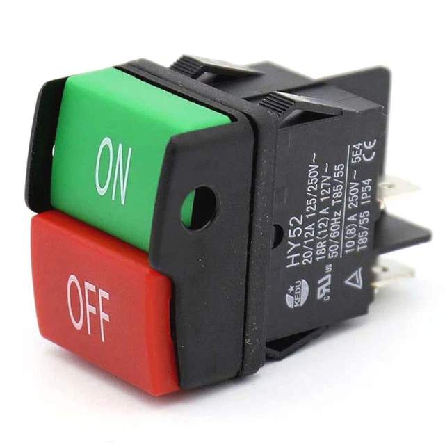 AC220V/380V 10A Interrupteurs à bouton-poussoir,Jectse Bouton Poussoir